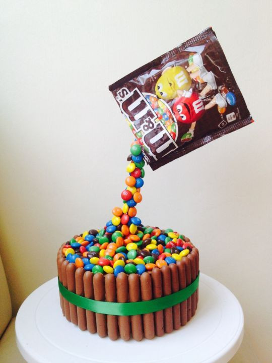 M&amp;m Birthday Cake
 M&M s Gravity Cake in 2019