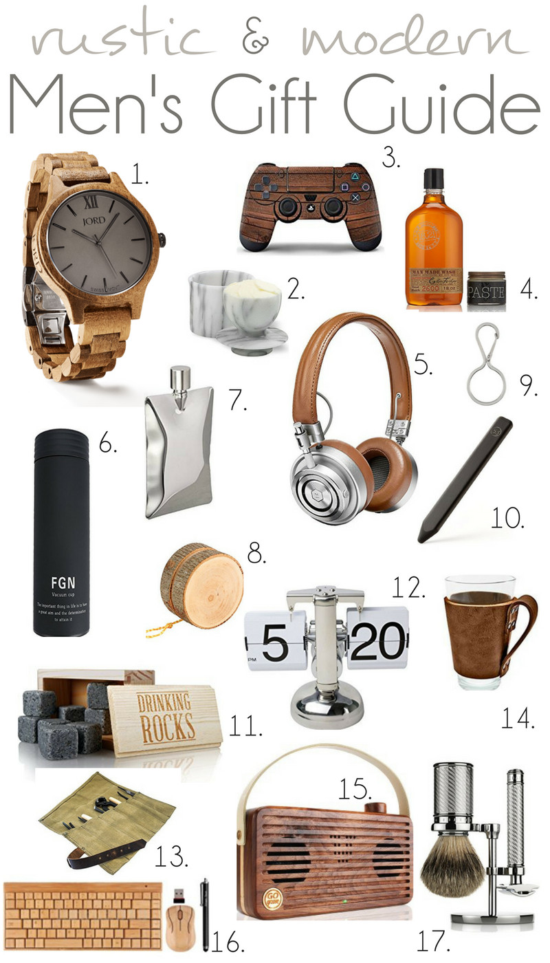 Man Birthday Gift Ideas
 2016 Rustic and Modern Men s Gift Guide