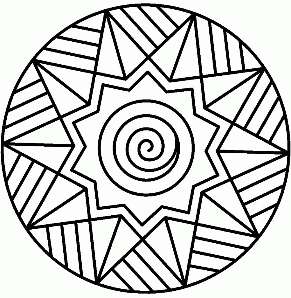 Mandala Coloring Pages For Kids
 Free Printable Mandalas for Kids Best Coloring Pages For
