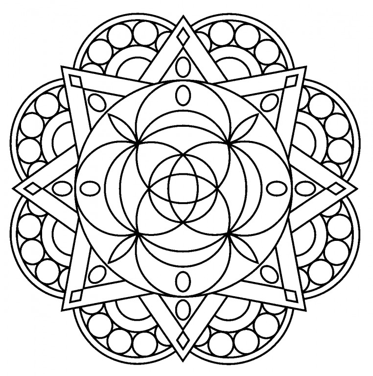 Mandala Coloring Pages For Kids
 Free Printable Mandala Coloring Pages For Adults Best