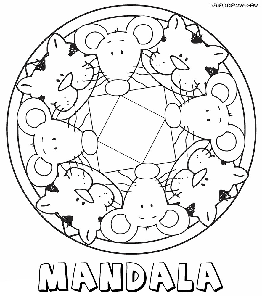 Mandala Coloring Pages Printable For Kids
 Mandala coloring pages for kids