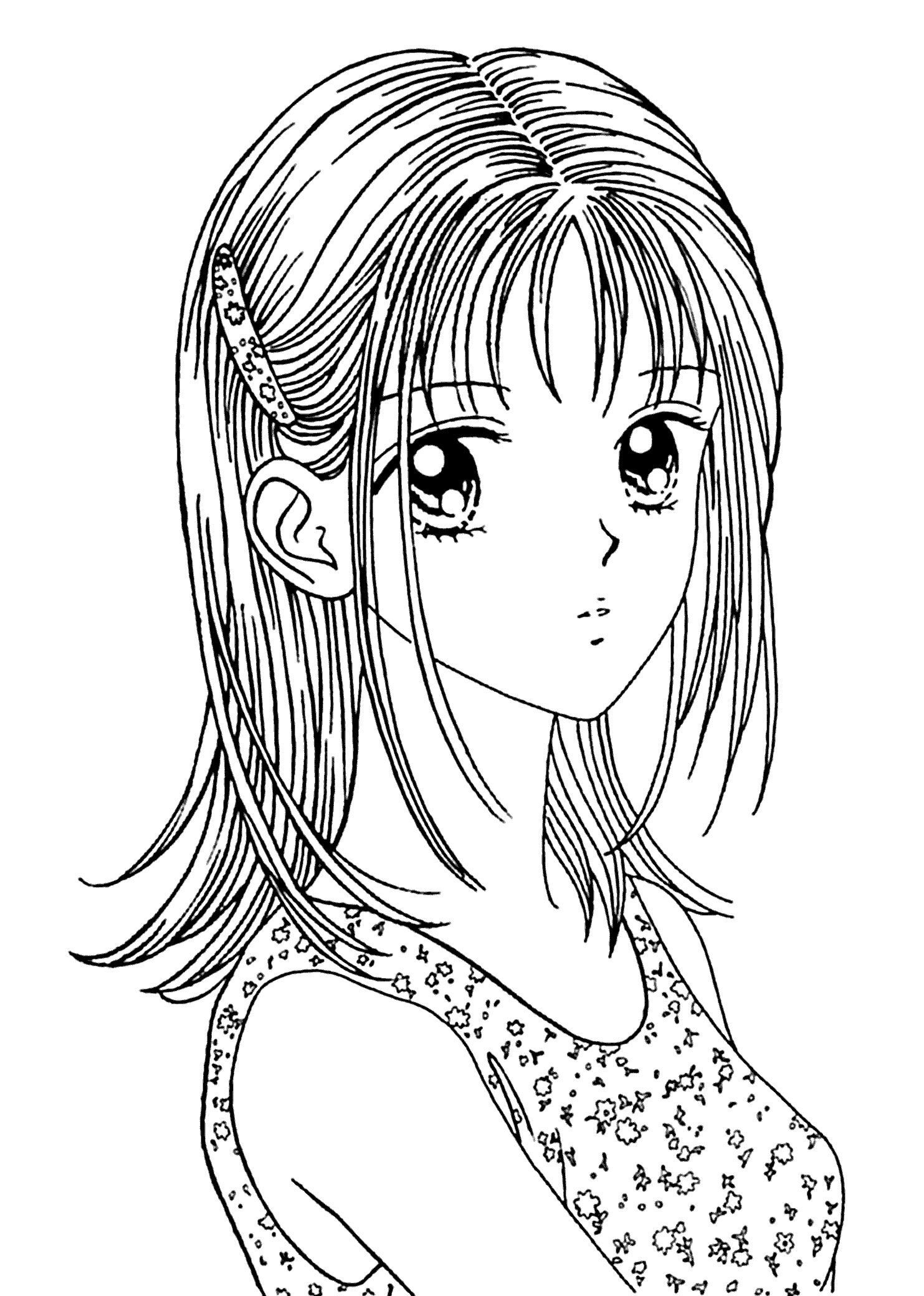 Manga Coloring Pages For Kids
 Marmalade boy anime coloring pages for kids printable