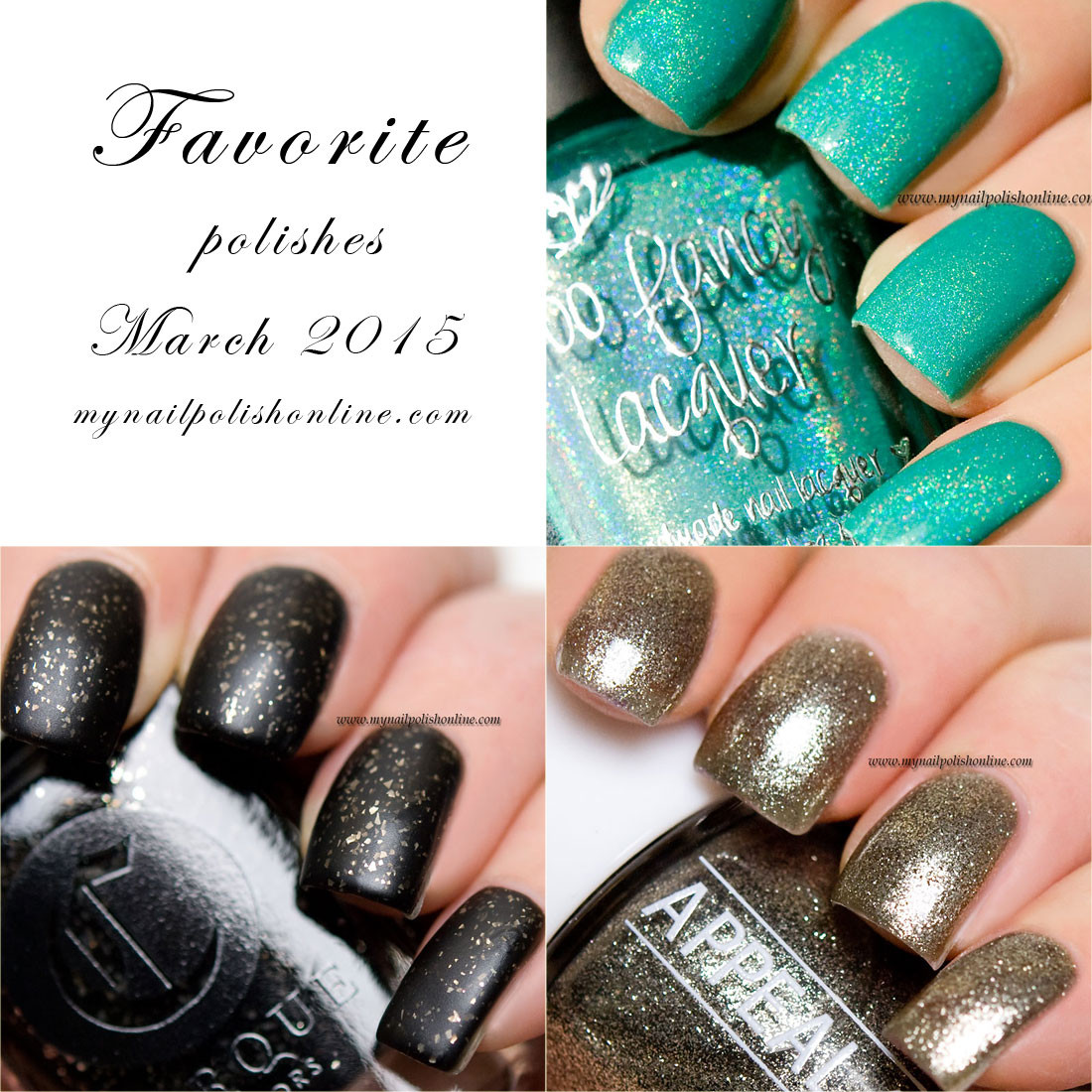 March Nail Colors
 Favorite polishes March 2015 My Nail Polish line