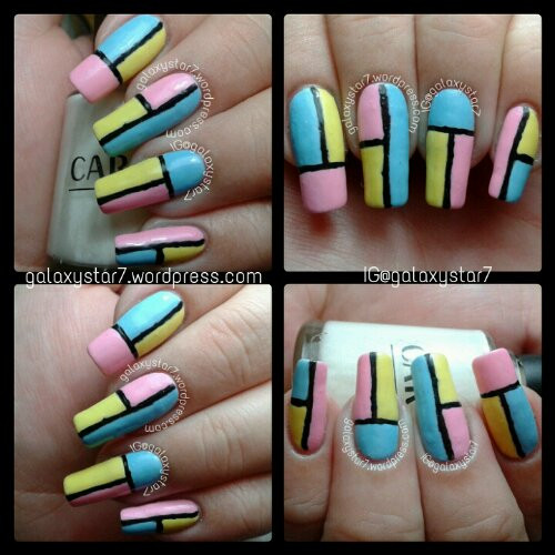 March Nail Colors
 Color Block – March Nail Art Challenge