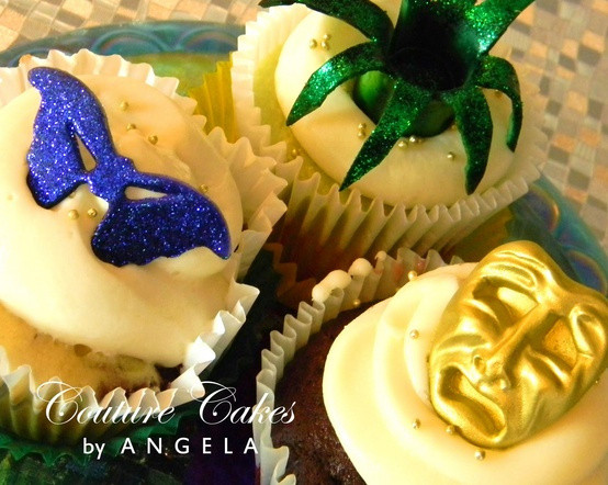 Mardi Gras Cupcakes
 Mardi Gras Delectable Desserts B Lovely Events