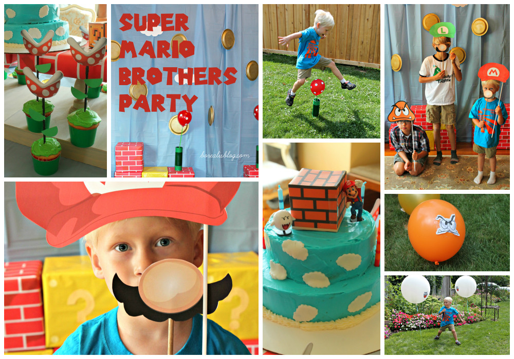 Mario Birthday Party Ideas
 How to plan a Super Mario Brothers party Borealis