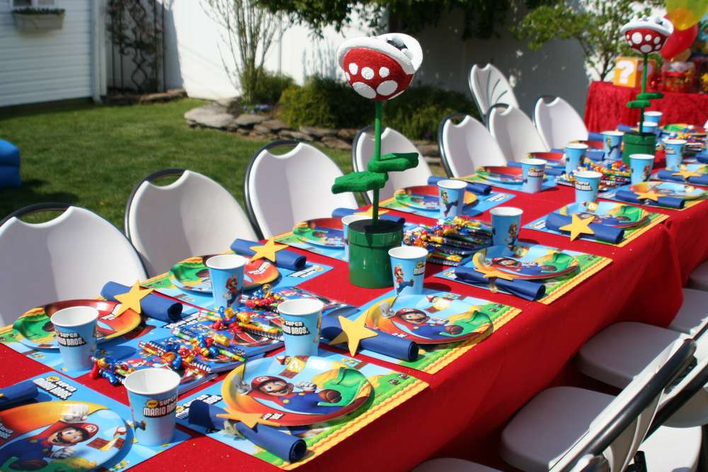 Mario Birthday Party Ideas
 Super Mario Bros Birthday Party Ideas