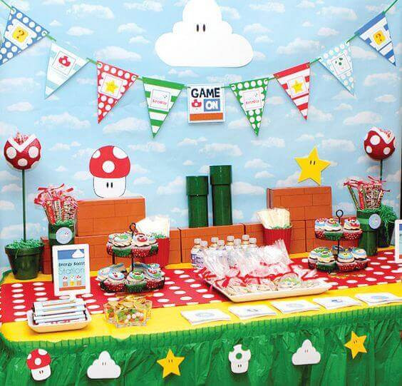 Mario Birthday Party Ideas
 21 Super Mario Brothers Party Ideas and Supplies