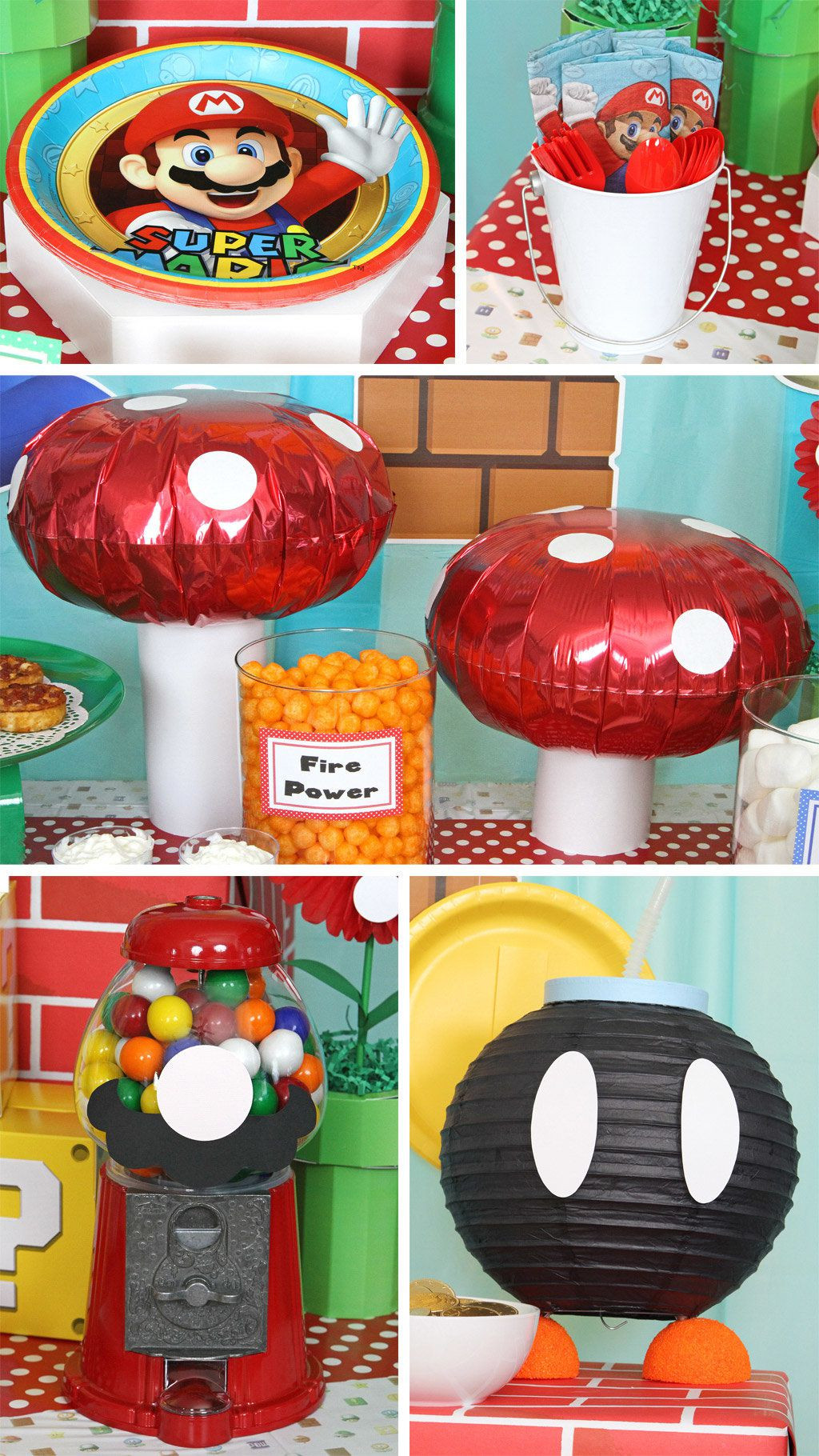 Mario Birthday Party Ideas
 Super Mario Party Ideas