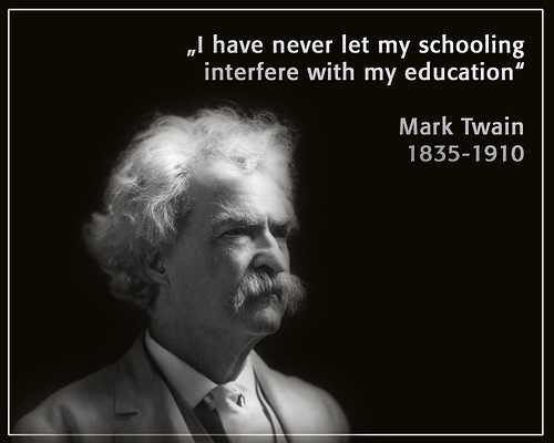 Mark Twain Quotes Education
 July 2012 – For Jen s Sake