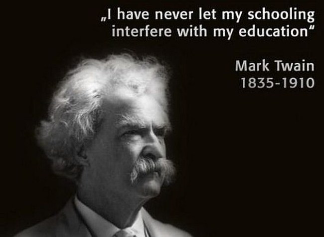 Mark Twain Quotes Education
 Famous Education Quotes Mark Twain QuotesGram