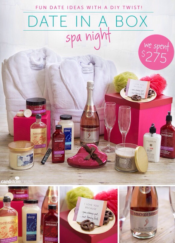 Massage Gift Basket Ideas
 Valentine s Date In A Box Part II $30 Luxury Spa Night