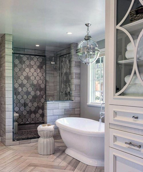 Master Bathroom Layout Ideas
 Top 60 Best Master Bathroom Ideas Home Interior Designs