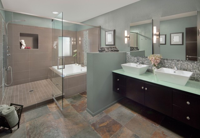 Master Bathroom Layout Ideas
 Modern Master bath addition Contemporary Bathroom