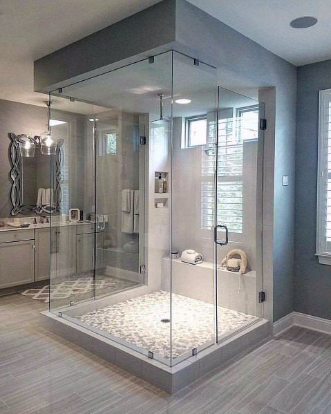 Master Bathroom Shower Ideas
 Top 60 Best Master Bathroom Ideas Home Interior Designs