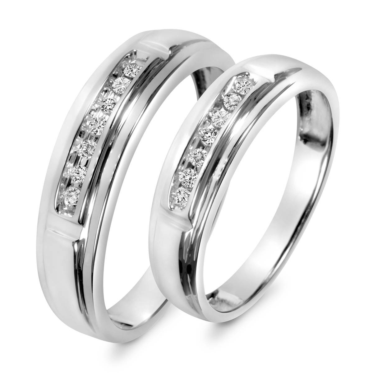 Matching Wedding Band Sets
 15 Inspirations of Matching Wedding Bands Sets For His And Her