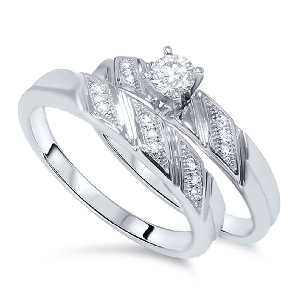 Matching Wedding Band Sets
 1 5ct Diamond Engagement Ring Matching Wedding Band Set