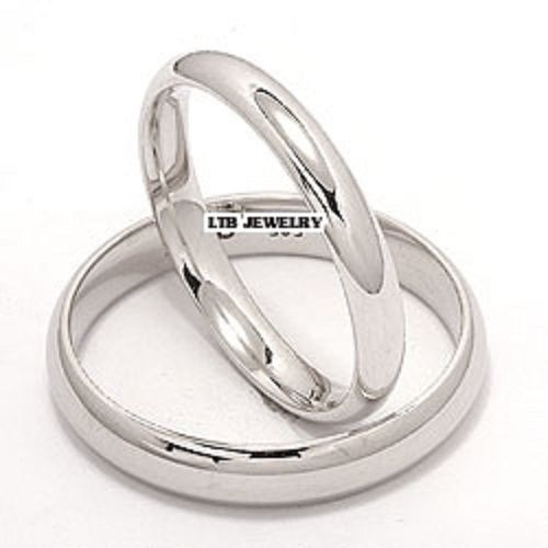 Matching Wedding Bands White Gold
 14K WHITE GOLD MATCHING HIS & HERS WEDDING BANDS RINGS