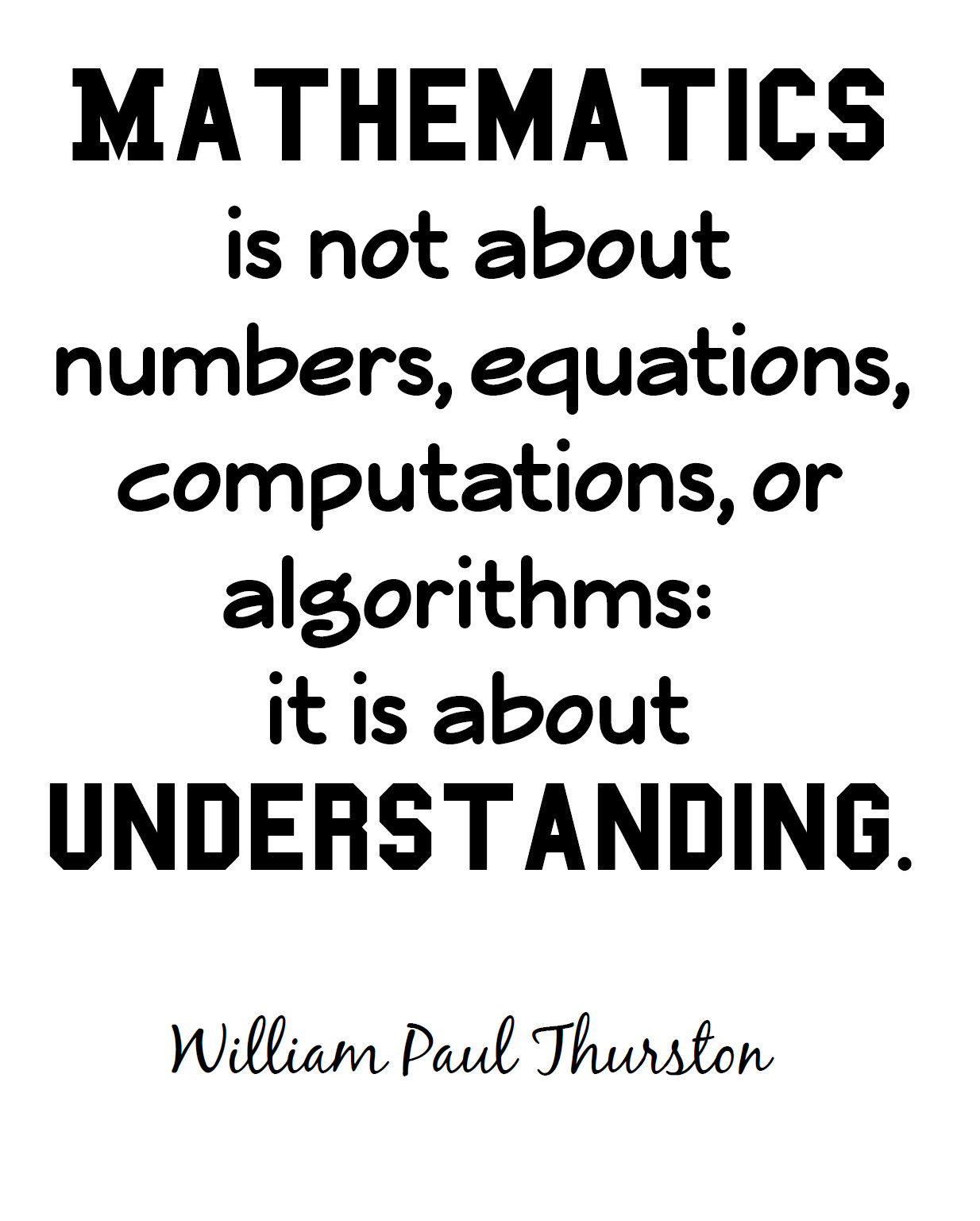 Mathematics Quotes For Kids
 MATH QUOTES image quotes at hippoquotes