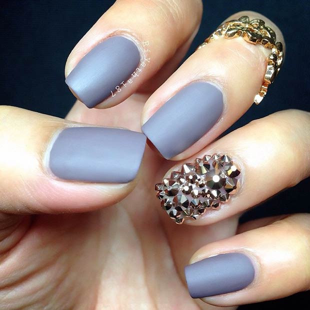 Matte Nail Styles
 25 Matte Nail Designs You ll Want to Copy this Fall