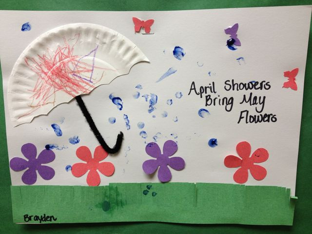 May Crafts For Preschoolers
 April showers Puppets and Preschool crafts on Pinterest