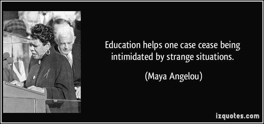 Maya Angelou Quotes About Education
 Summary of William Cronon’s Article “ ly Connect