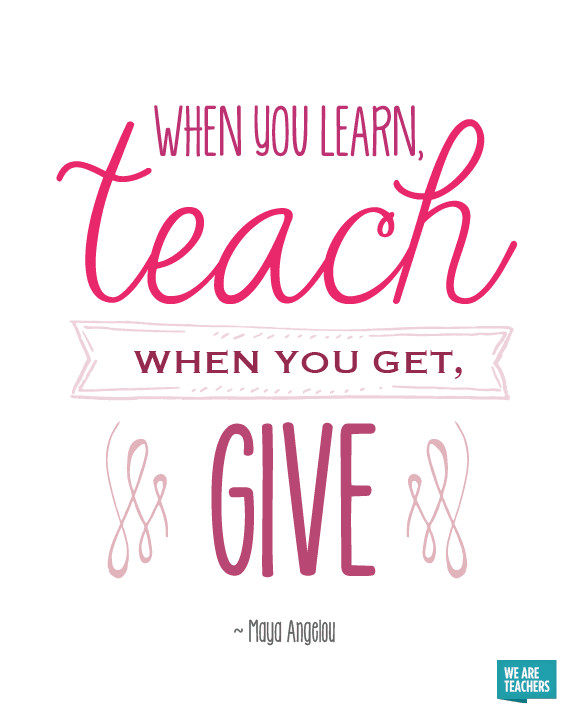 Maya Angelou Quotes About Education
 Maya Angelou Education Quotes 8 Free Printable Posters