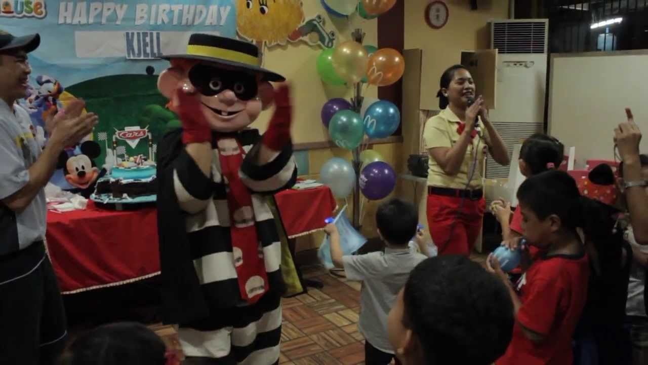 Mcdonalds Kids Party
 Kjells Birthday Party McDonalds Tacloban City