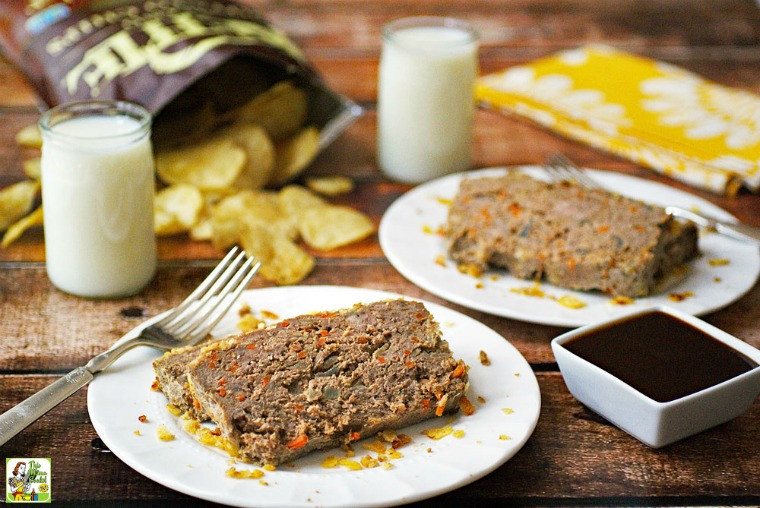 Meatloaf Falls Apart
 Gluten Free Meatloaf with Potato Chips & Carrots