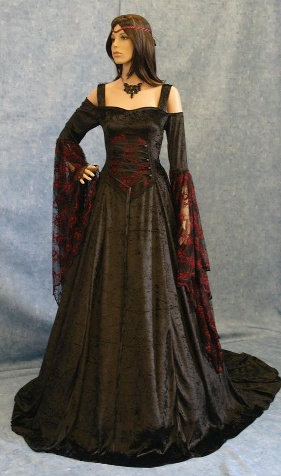 Medieval Wedding Dresses
 Gothic dress renaissance dress me val dress by