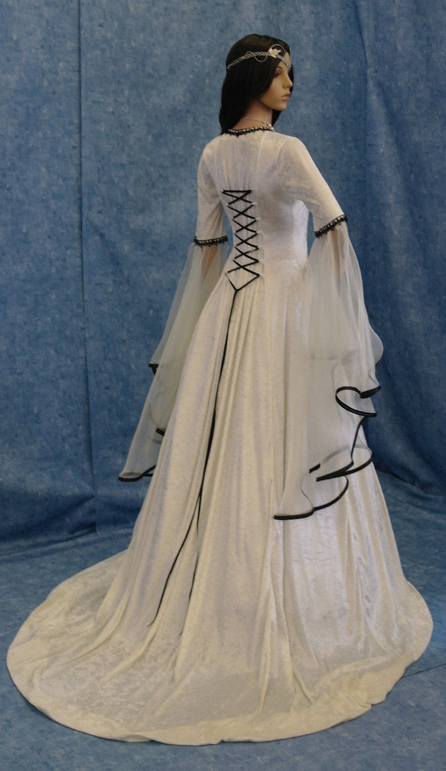 Medieval Wedding Dresses
 Me val wedding handfasting dress renaissance by