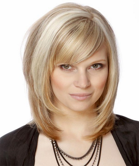 Medium Hairstyle With Side Bangs
 Medium haircuts with side bangs