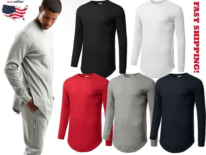 Men'S Long Hairstyles
 NWT MEN S LONG LENGTH LONG SLEEVE THERMAL T SHIRTS WITH