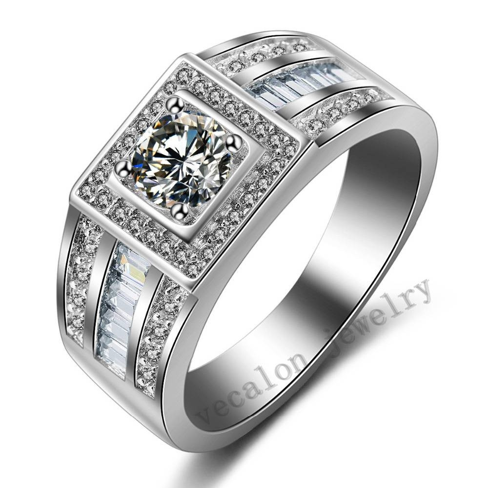 Men's Sterling Silver Wedding Bands
 15 Best Collection of Cheap Men s Diamond Wedding Bands