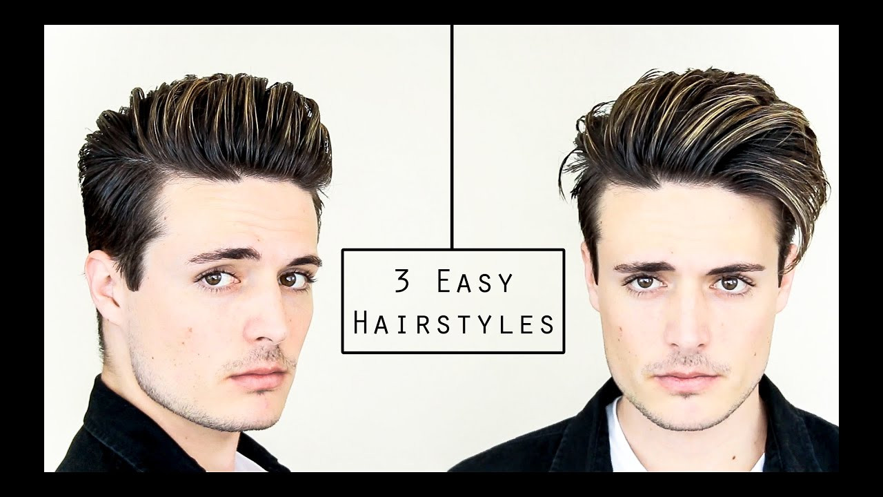 Mens Easy Hairstyles
 3 Easy Mens Hairstyles
