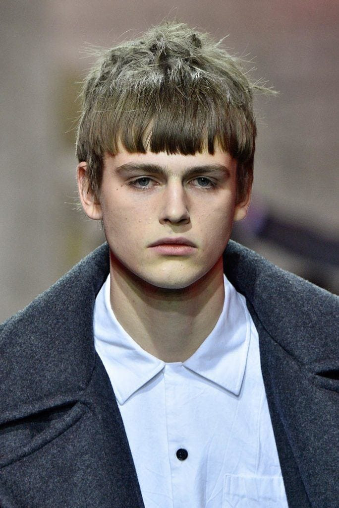 Mens Hairstyles Bangs
 Fringe Haircuts for Men How to Get the FW 17 Runway Look