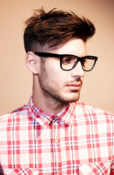 Mens Hairstyles With Glasses
 28 best Inspiration Men s Undercut Long Top images on