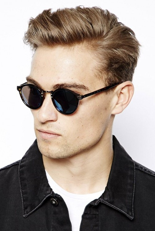 Mens Hairstyles With Glasses
 50 Haircuts for Guys With Round Faces