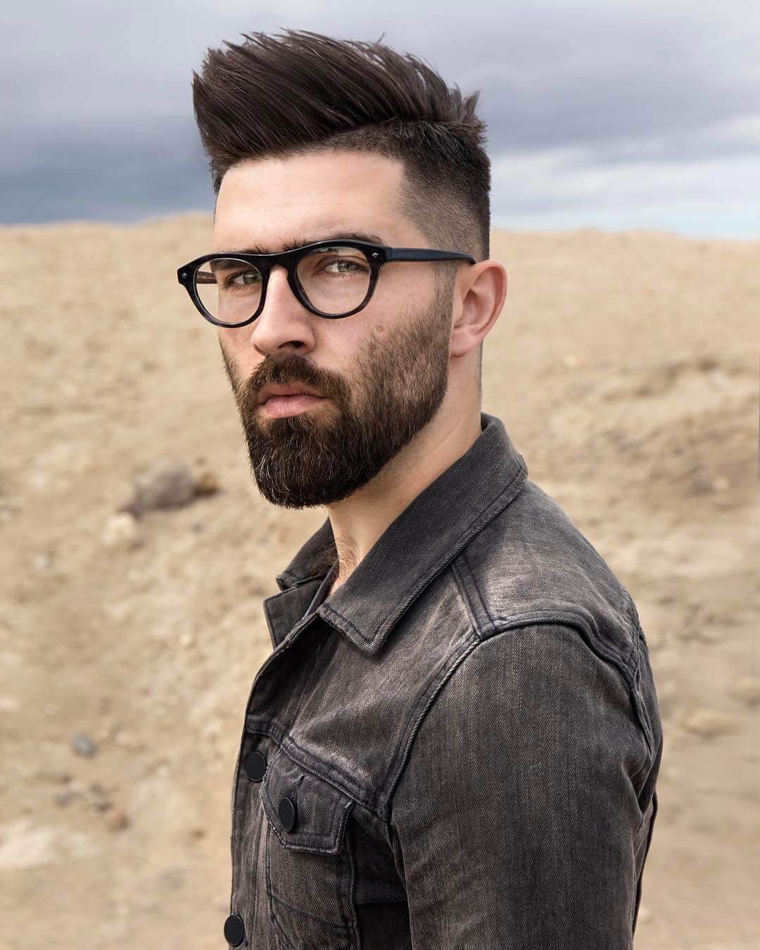 Mens Hairstyles With Glasses
 The Right Hair Beard and Glasses Styles According to