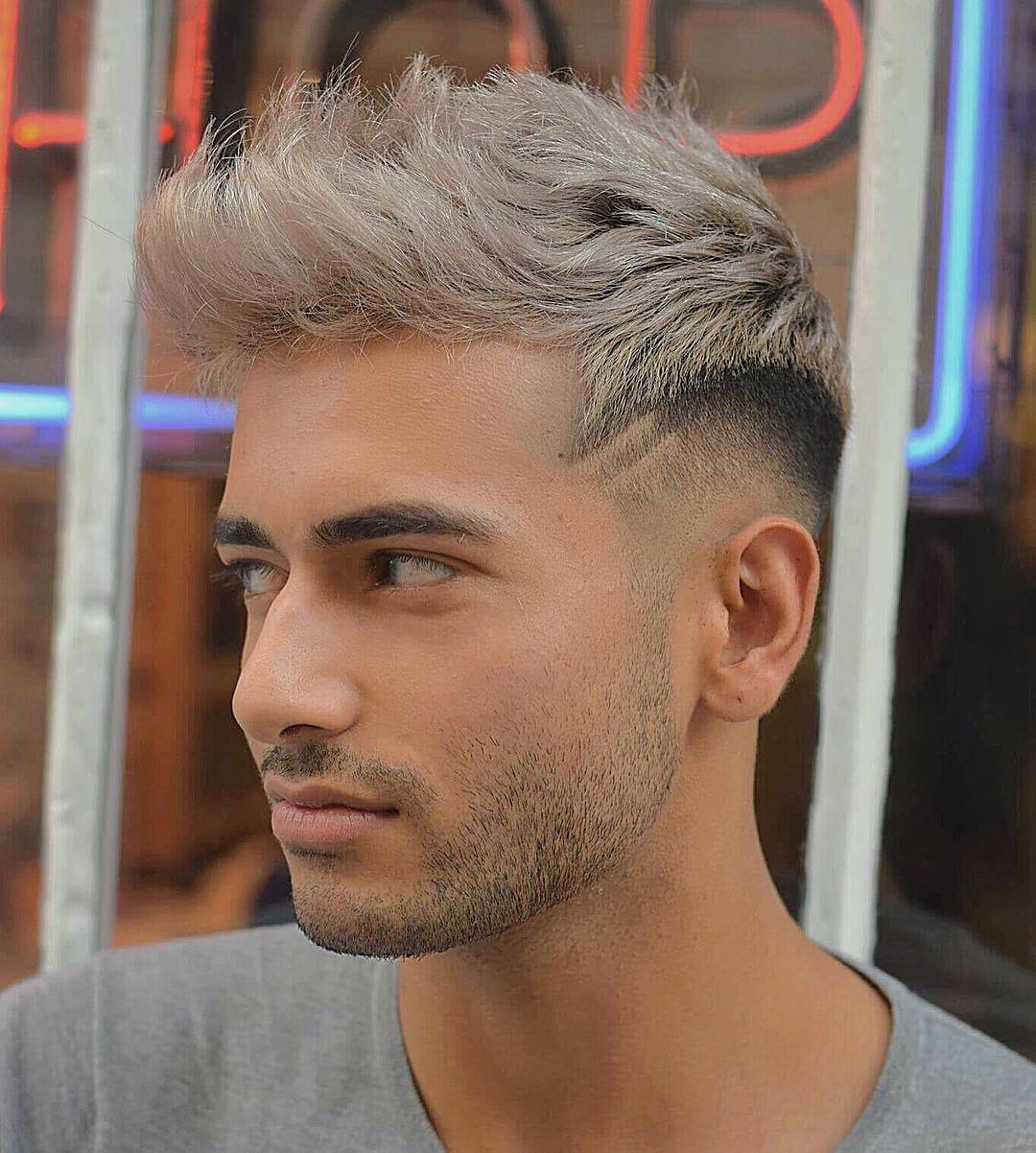 Mens Platinum Hairstyles
 5 Cool Mid Fade Haircut Styles