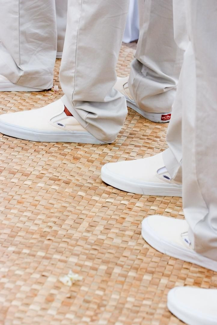 Mens Shoes For Beach Wedding
 All White Destination Beach Wedding in Hawaii
