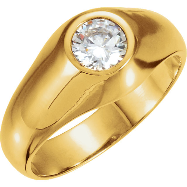 Mens Yellow Gold Diamond Rings
 14k Yellow gold Mens Solitaire Diamond Ring 0 98 ct