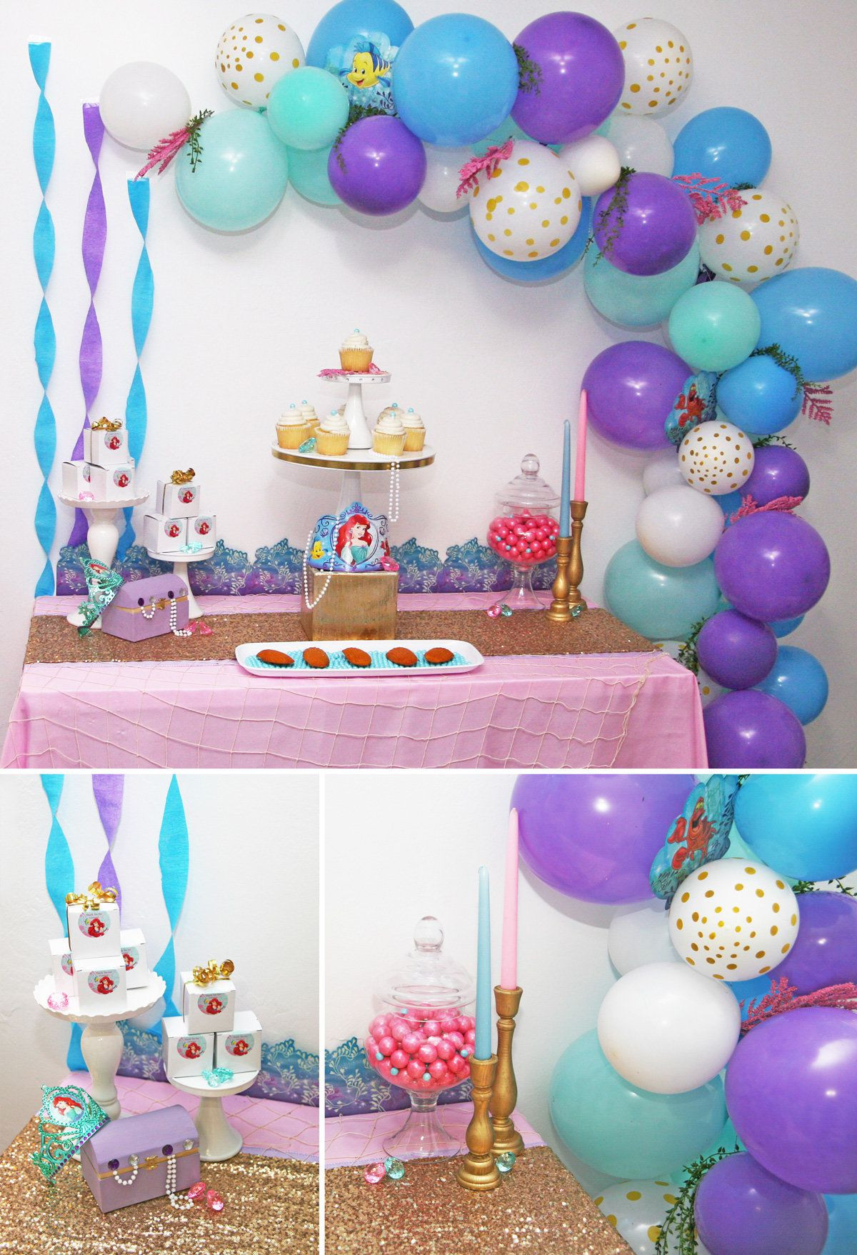 Mermaid Birthday Decorations
 Little Mermaid Party Ideas