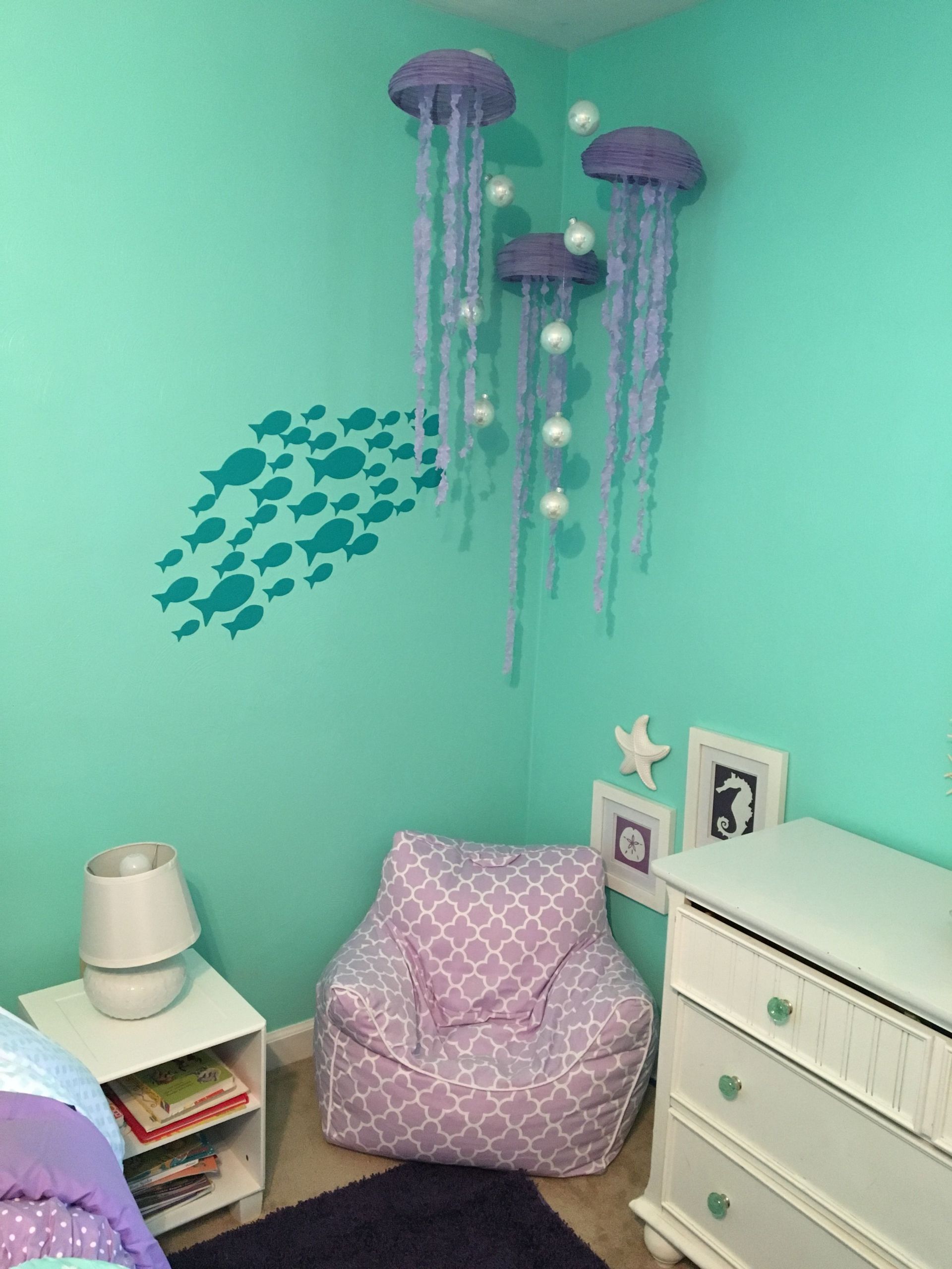 Mermaid Kids Room
 Mermaid Bedroom Mermaid room Pinterest