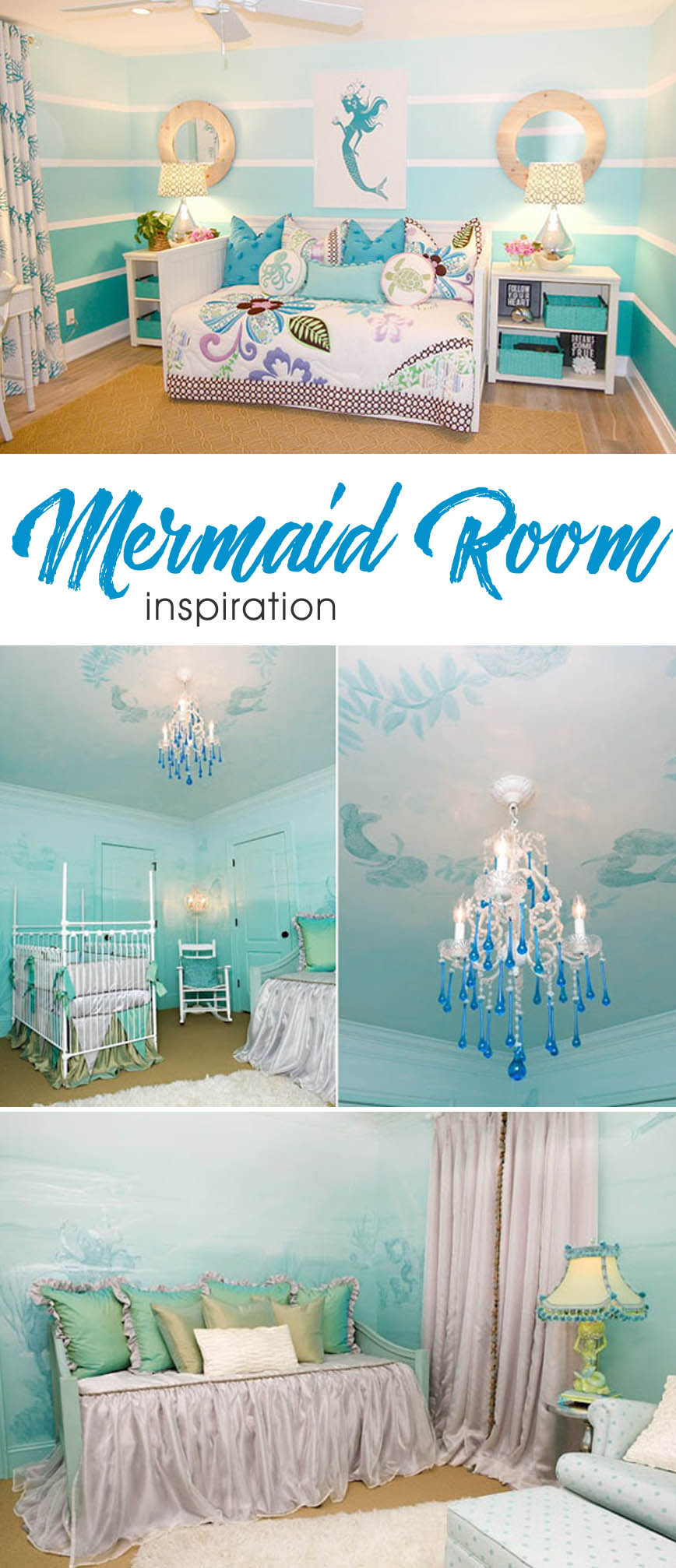 Mermaid Kids Room
 Mermaid Inspired Child s Room Create Play Travel