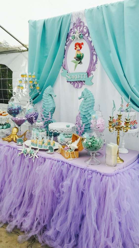 Mermaid Party Decorations Ideas
 Mermaids Birthday Party Ideas 2 of 16
