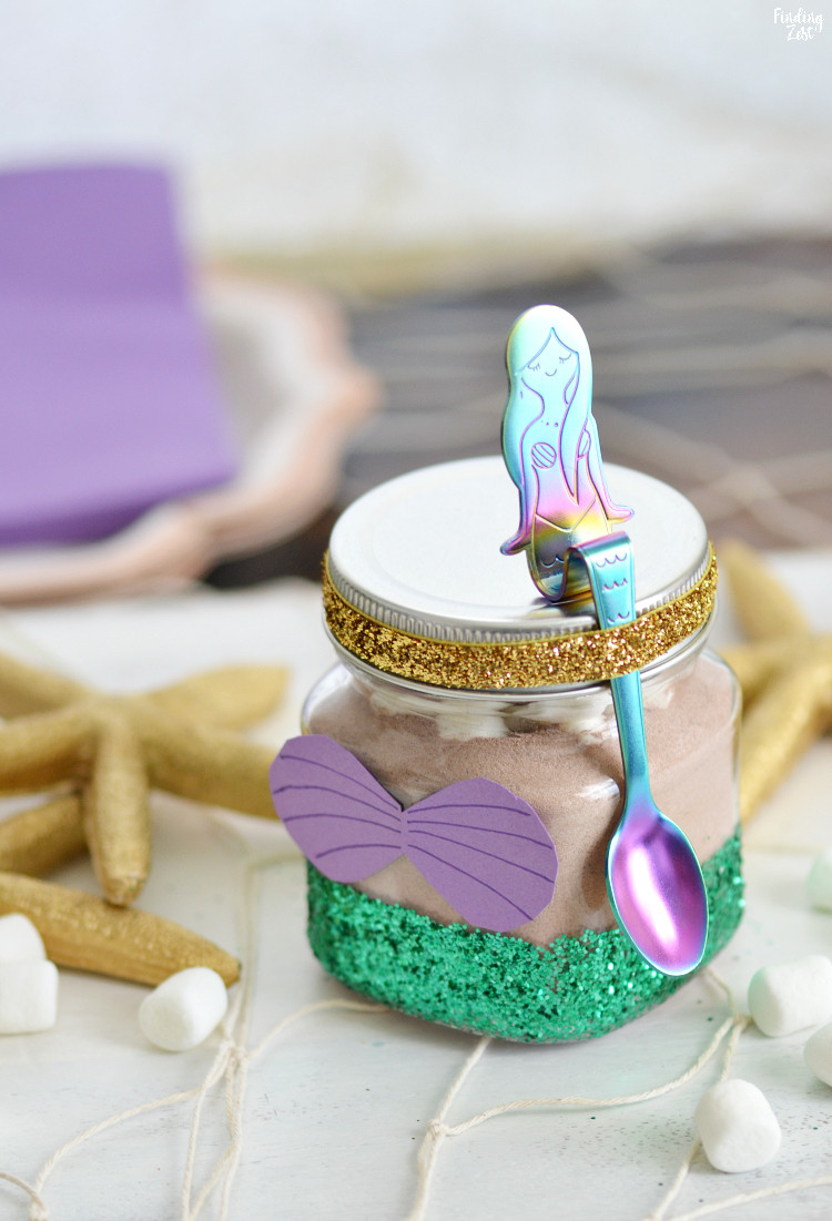 Mermaid Party Favor Ideas
 Little Mermaid Party Favors DIY Glitter Jar Finding Zest