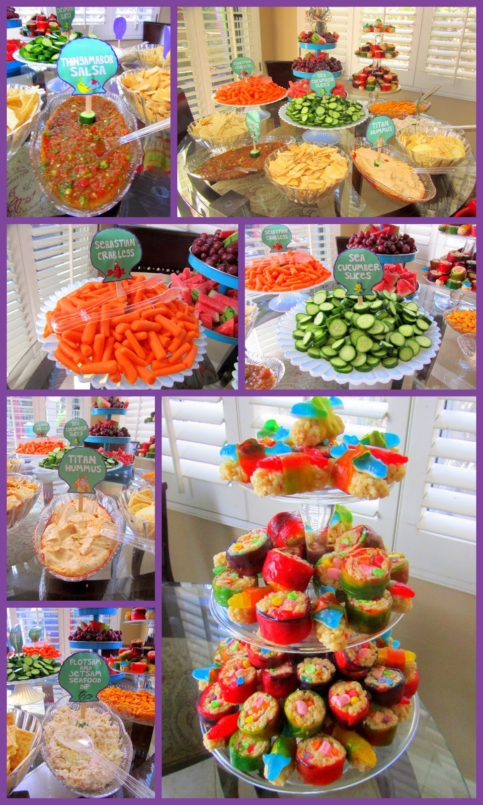 Mermaid Party Food Ideas
 My Very PINTERESTing Project Under the Sea Mermaid Party