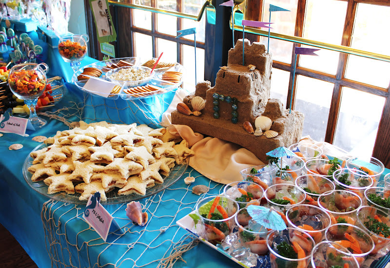 Mermaid Party Food Ideas
 Writing Our Story An Under the Sea Mermaid Party