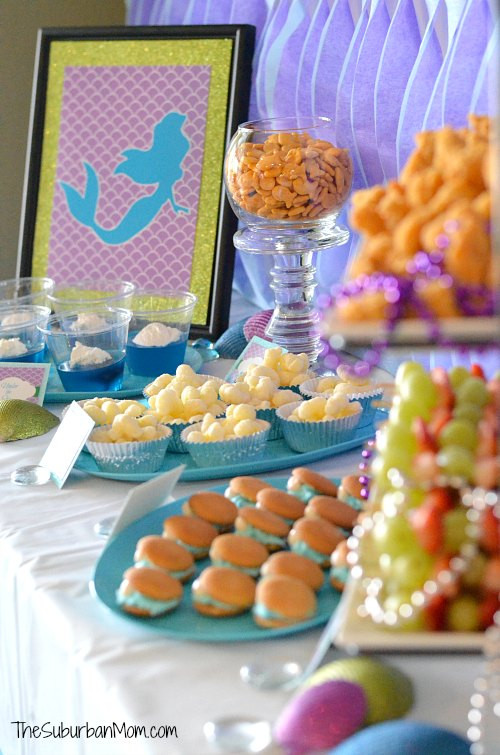 Mermaid Party Food Ideas
 The Little Mermaid Ariel Birthday Party Ideas Food
